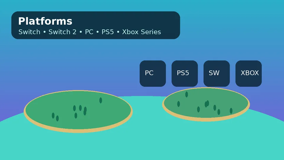 Lou's Lagoon platform comparison concept